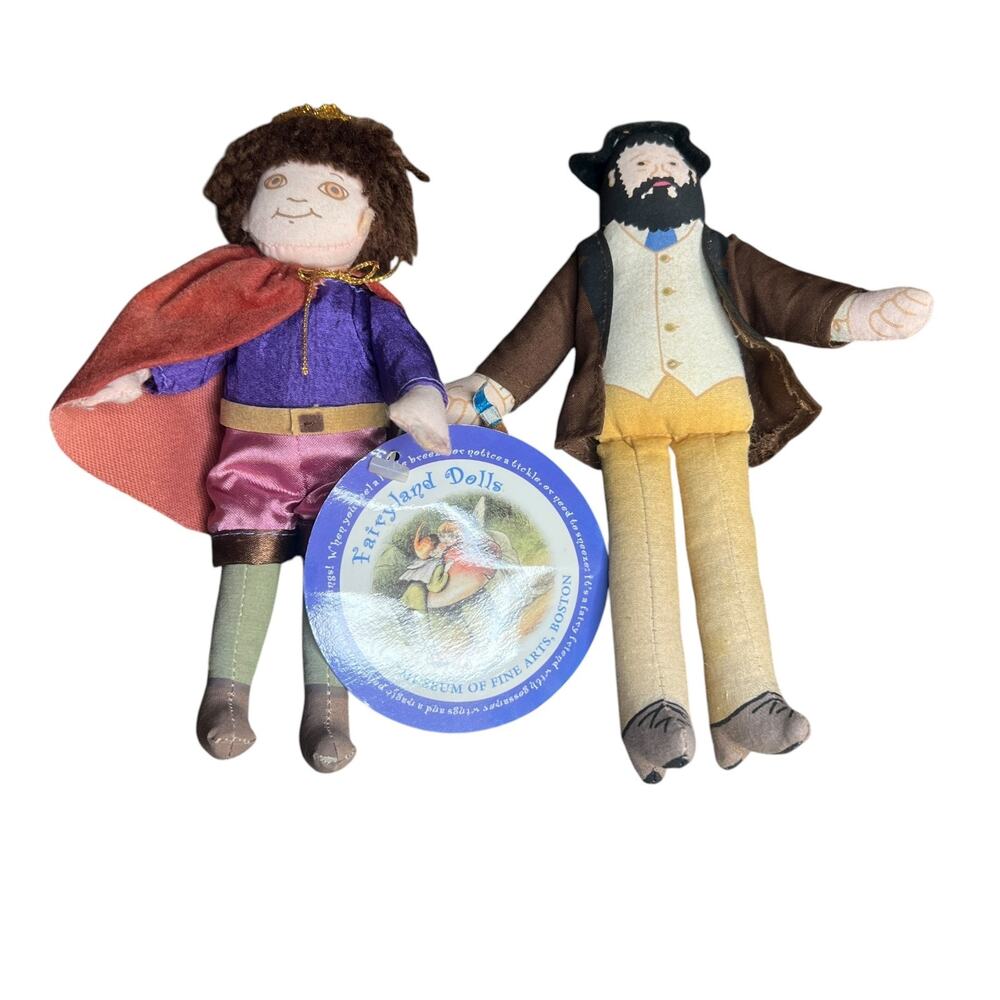 2 Museum Of Fine Art Boston/Philadelphia Plush Dolls‎ Elf King & Cezanne Cloth